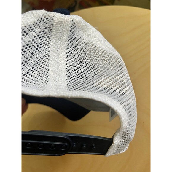 fantatics Blue White trucker Hat New Adjustable Mesh Blank - Picture 10 of 11